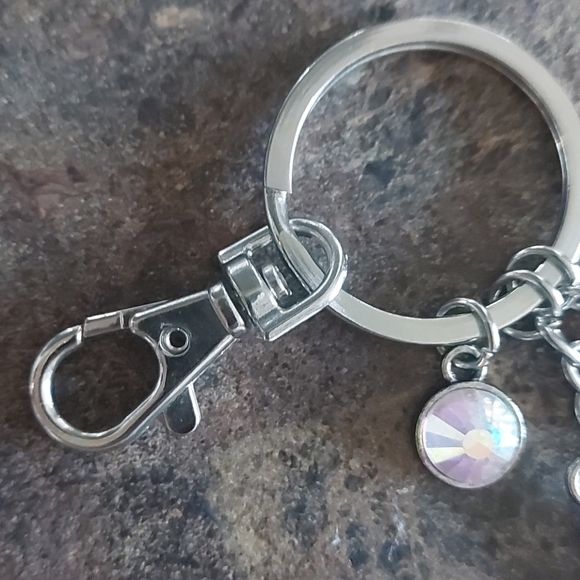 Starfish Rinstone Keychain - Picture 6 of 6